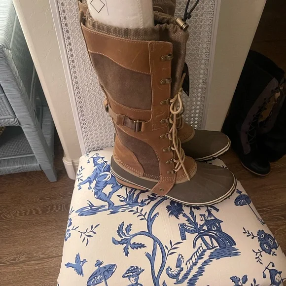 NEW Sorel Conquest Carly Lace Boot nwt sz 12 - Picture 4 of 5